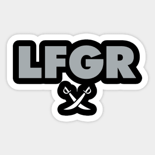 LFGR - Black Sticker